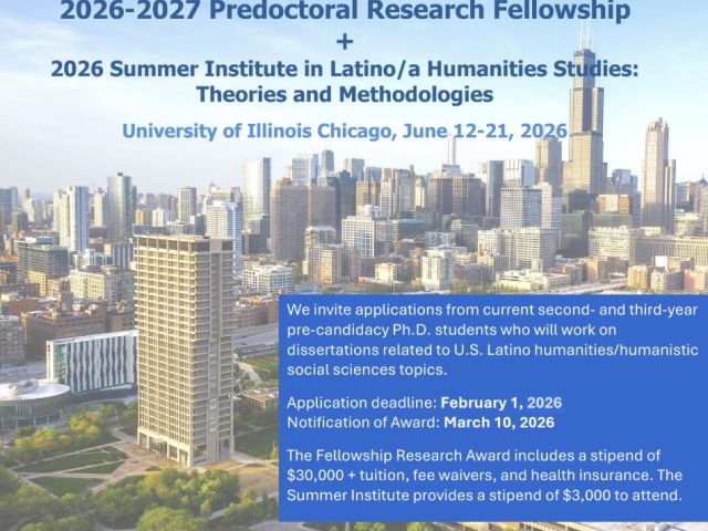 Crossing Latinidades Flier.